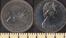 Мэн остров 1 крона 1983