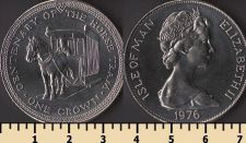 Мэн остров 1 крона 1976