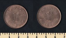 Малави 1 пенни 1967
