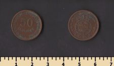 Ангола 50 сентаво 1954