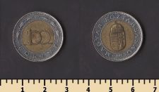 Венгрия 100 форинтов 1996