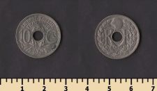 Франция 10 сантимов 1937