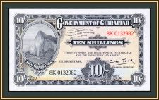 Гибралтар 10 шиллингов 1934 (2018)  UNC