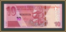 Зимбабве 10 долларов 2020 P-103 (103a) UNC