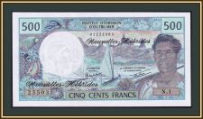 Новые Гебриды 500 франков 1979 P-19 (19c) UNC