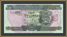 Соломоновы о-ва 2 доллара 2011 P-25 (25a.2) UNC