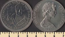 Мэн остров 1 крона 1981