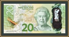 Новая Зеландия 20 долларов 2018 P-193 (193b) UNC