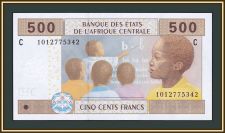 Центральная Африка (C - Чад) 500 франков 2002 (2022) P-606 UNC