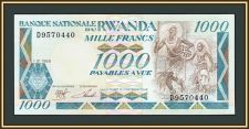 Руанда 1000 франков 1988 P-21 (21a) UNC