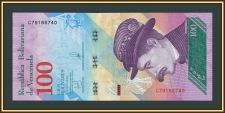 Венесуэла 100 боливар 2018 P-106 (106а) UNC