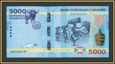 Бурунди 5000 франков 2015 P-53 (53a) UNC
