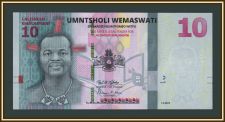 Свазиленд (Эсватини) 10 эмалангени 2024 P-44 (44a) UNC