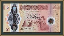 Ливия 20 динара 2025 P-87 (87a) UNC