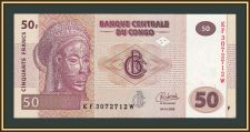 Конго ДР 50 франков 2022 P-97 (97Ab) UNC