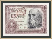 Испания 1 песета 1953 P-144 (144a.3) UNC