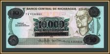 Никарагуа 10000 кордоб (10 кордоб) 1985 (1989) P-158 (158a) UNC