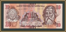 Гондурас 10 лемпир 2022 P-99 (99е) UNC
