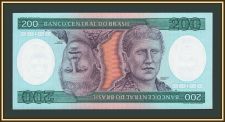 Бразилия 200 крузейро 1984 P-199 (199b) UNC