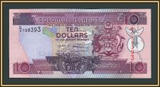 Соломоновы о-ва 10 долларов 2009 P-27 (27a.2) UNC