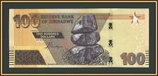 Зимбабве 100 долларов 2023 P-106 (106b) UNC
