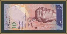 Венесуэла 10 боливаров 2014 Р-90 (90e.2) UNC