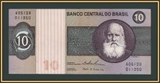 Бразилия 10 крузейро 1974 P-193 (193b) XF-aUNC