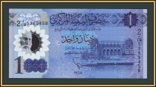 Ливия 1 динар 2019 P-85 (85a) UNC