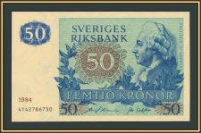 Швеция 50 крон 1984 P-53 (53d.2) UNC