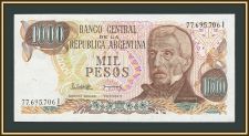 Аргентина 1000 песо 1982 P-304 (304d.2) UNC