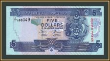 Соломоновы о-ва 5 долларов 2011 P-26 (26a.4) UNC