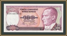 Турция 100 лир 1983-1989 P-194 (194а.1) aUNC