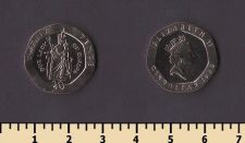 Гибралтар 20 пенсов 1988