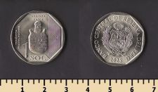 Перу 1 соль 2025