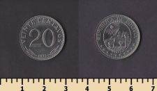 Боливия 20 сентаво 1973