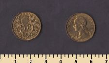 Мадагаскар 10 франков 1953