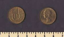 Мадагаскар 10 франков 1953