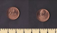 Эфиопия 1 цент 1944