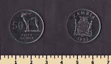 Замбия 50 нгвей 1992