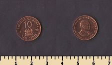 Кения 10 центов 1995