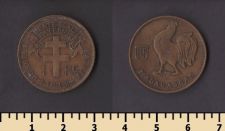 Мадагаскар 1 франк 1943