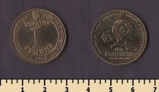 Украина 1 гривна 2012