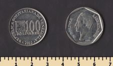 Венесуэла 100 боливаров 2002