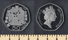 Великобритания 50 пенсов 1992