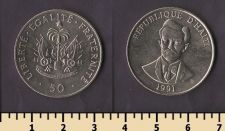 Гаити 50 сантим 1991