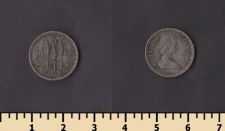 Родезия 3 пенса = 2 1/2 цента 1968