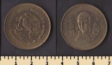 Мексика 1000 песо 1988