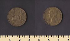 Мадагаскар 10 франков 1953