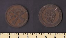 Катанга 5 франков 1961