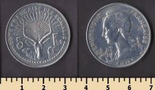 Французский Сомалиленд 5 франков 1959
